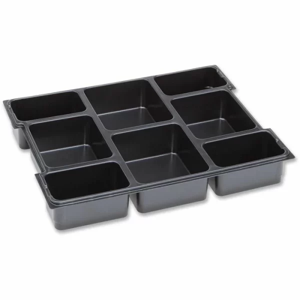 Bosch-Sortimo Einlage Kleinteileeinsatz L-BOXX 102, Tiefziehteil Mit 8 Mulden, Universell Nutzbar 1
