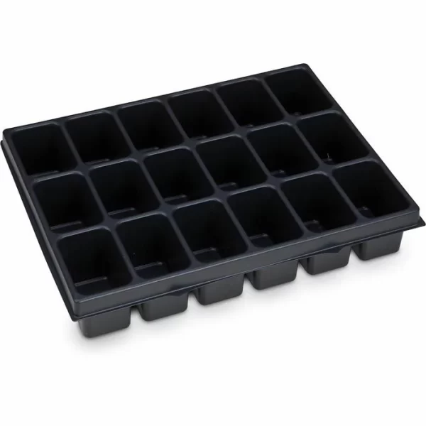 Bosch-Sortimo Einlage Kleinteileeinsatz I-BOXX 72, Tiefziehteil Mit 18 Mulden, Universell Nutzbar 1