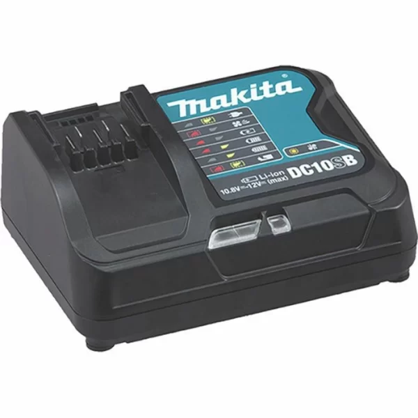 Makita Akku-Bohrschrauber DF333DSAL1 + ML106, 12V Max., Mit Akku-Handstrahler 7
