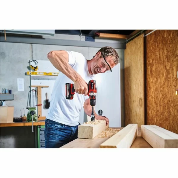Einhell Akku-Bohrschrauber TE-CD 18/40-1 Li, 18V / 1,5Ah, 2 Akkus, Ladegerät Und Koffer 3